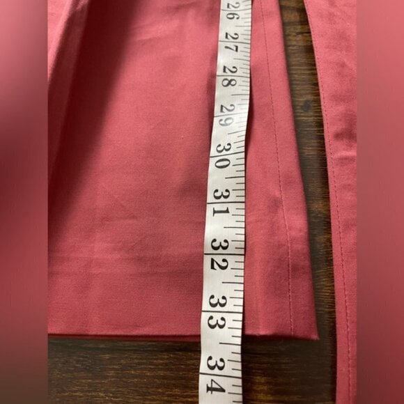 CLUB Monaco low rise modern fit bootleg Tex pant in desert Rose size 4 NEW - Picture 11 of 13